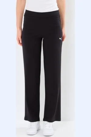 PUMA ESS ELEVATED High-Waist Straight Leg Rib Pant