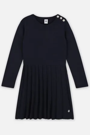 Petit Bateau Robe ML Fille Cornille
