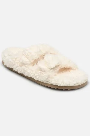 Colors of California Furry slipper plastic buckle