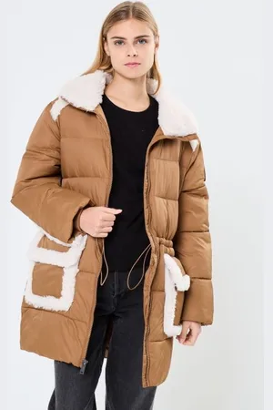 UGG W AMAL PLUSHSEAM PUFFER COAT