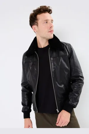 Schott NYC Veste Classique Col Amovible