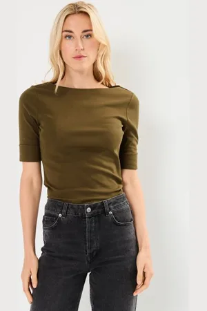 Ralph Lauren T-shirt en coton stretch