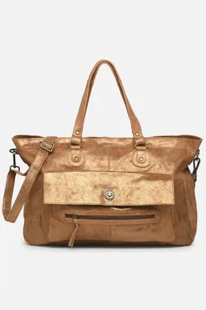 Pieces® Cabas Totally Large Leather Party Bag Noos