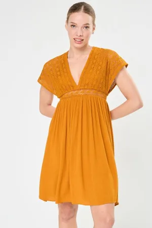 VILA Viamline V-Neck S/L Short Dress