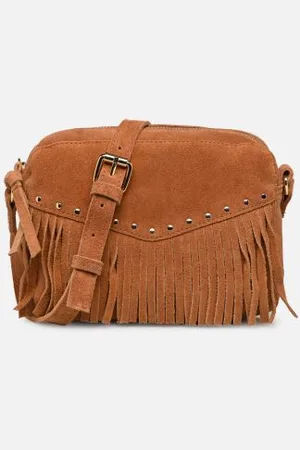 Pieces® Nilla Suede Fringes Cross Body Fc