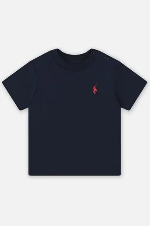 Ralph Lauren NPU T-shirt col rond jersey de coton kids