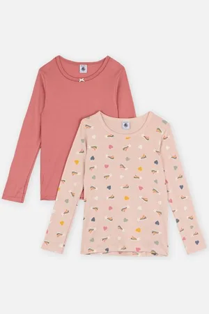 Petit Bateau 2 Tee Shirts ML A0BGS00