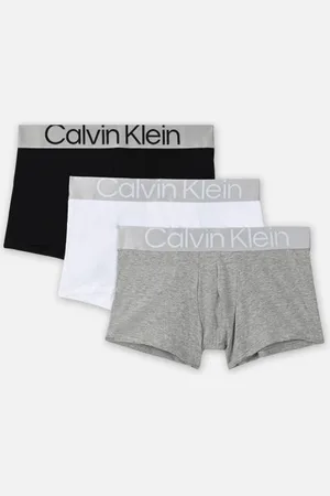 Calvin Klein Trunk 3Pk Steel Cotton