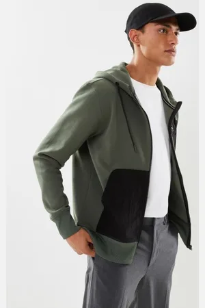 Calvin Klein Mix Media Zip Through Hoodie