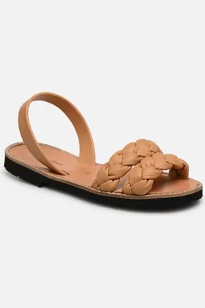 MINORQUINES Avarca Cabrera Cuir Naturel