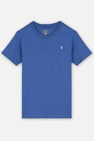 Ralph Lauren T-shirt col rond jersey de coton kids NPU
