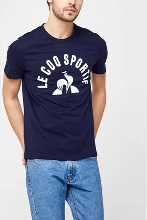 Le Coq Sportif BAT Tee SS N°2 M Sky Captain - New Optical White