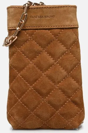 Vanessa Bruno Phone Case Moon En Suede Matelasse