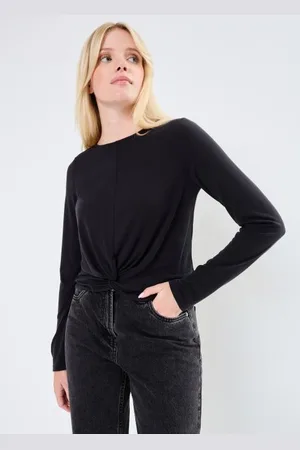 Pieces® Pcanora Ls Knot Top Bc