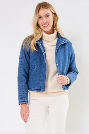 VILA VIAMBELLA QUILTED DENIM JACKET MBD/R