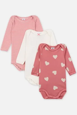 Petit Bateau 3 Bodies US ML A0BGL00