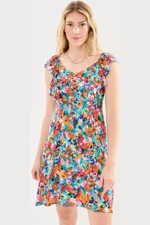 VERO MODA Vmjosi S/L Short Dress Wvn Lcs