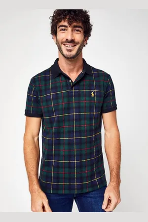 Ralph Lauren Polo MC Custom Slim Fit Tartan Polo Player