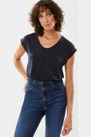 Pieces® Pcbillo Tee Lurex Stripes Noos