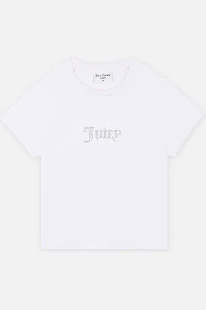 Juicy Couture Shrunken D Tee Diamante