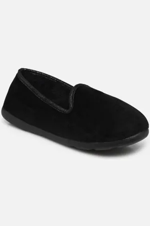 Isotoner Slipper Ergonomique EveryWear microvelours – passepoil suédine brillante