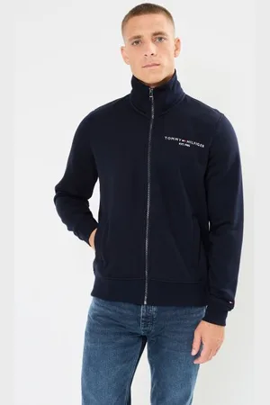 Tommy Hilfiger Tommy Logo Zip Thru Stand Collar