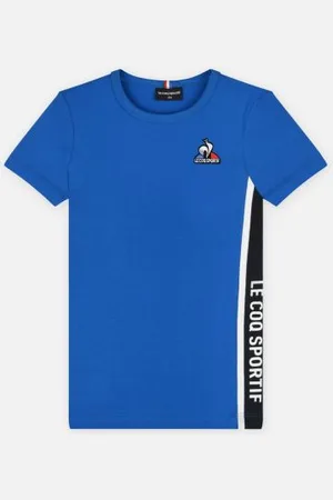 Le Coq Sportif BAT Tee SS N°1 Enfant Bleu Electro