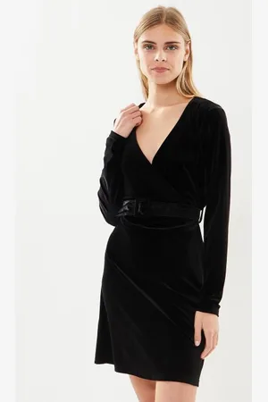 VERO MODA Vmcarly L/S Velvet Dress Jrs Btq