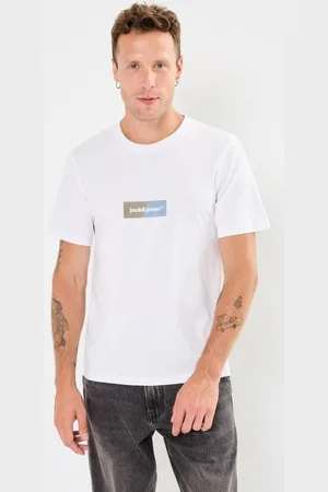 JACK & JONES JORBRONX RECTANGLE TEE SS CREW NECK