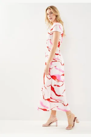 SELECTED Slfmarine Ss Aop Ankle Dress B