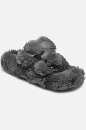 Colors of California Slipper in faux fur