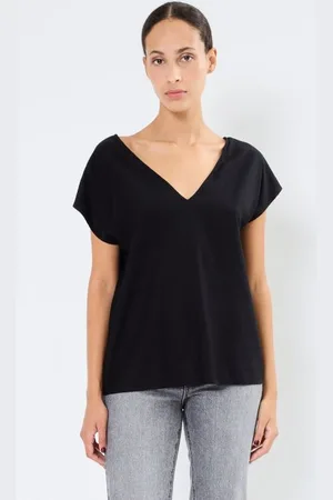 VILA VINENSA C/S V-NECK TOP/LS
