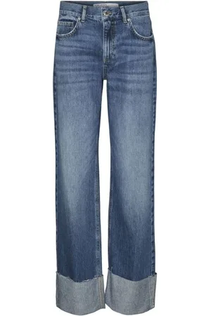 VERO MODA VMALLISON MR STRAIGHT FOLDUP JEANS DO336