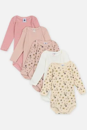 Petit Bateau 5 Bodies US ML A0BGT00