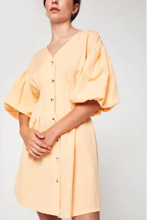 VILA Vichellie V-Neck 2/4 Short Shirt Dress