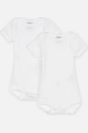 Petit Bateau Lot de 2 Bodies Us Manches Courtes - Bébé