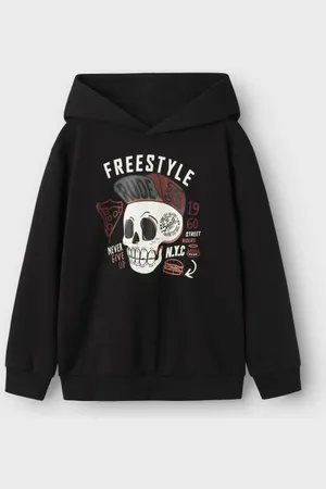 NAME IT Nkmtuduke Ls Nreg Sweat Wh Bru Box 13238834