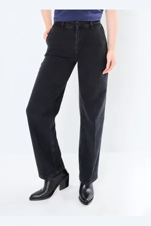 SELECTED SLFMELLIE MW WIDE JEANS