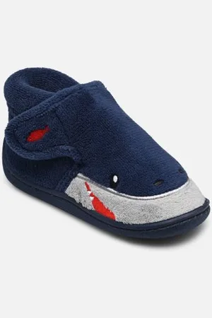 Isotoner Bottillons velcro garcon – microéponge