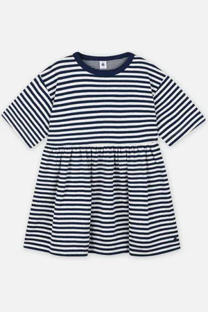 Petit Bateau Robe ML Fille Cycy