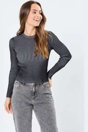 Sixth June BICOLOR KNIT CROP TOP