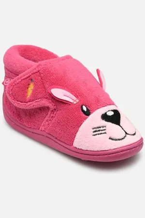 Isotoner Bottillons velcro fille – microéponge