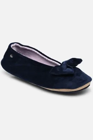 Isotoner Ballerine microvelours – grand nœud