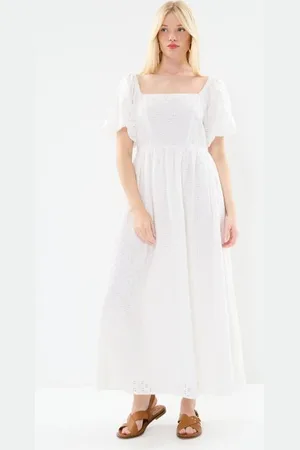 SELECTED Slfanelli 3/4 On Off Ankle Dress B