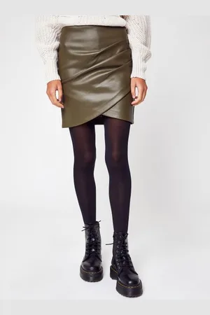 VILA Vipen Coated Wrap Skirt/C22