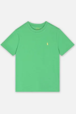 Ralph Lauren NPU T-shirt col rond jersey de coton kids