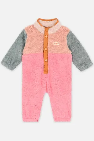 Tiny Cottons Color Block Polar Sherpa One-Piece