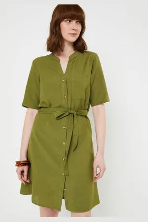 VILA Viprisilla Ida S/S Short Shirt Dress