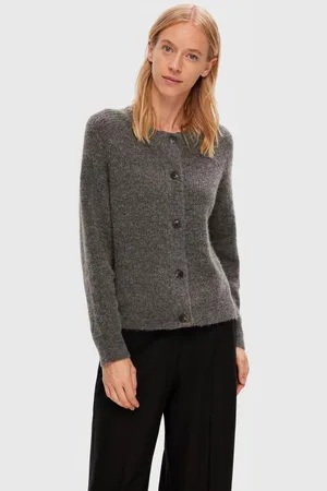 SELECTED Slflulu Ls Knit Short Cardigan B Noos