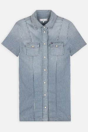 Tommy Hilfiger Pinstripe Shirt Dress